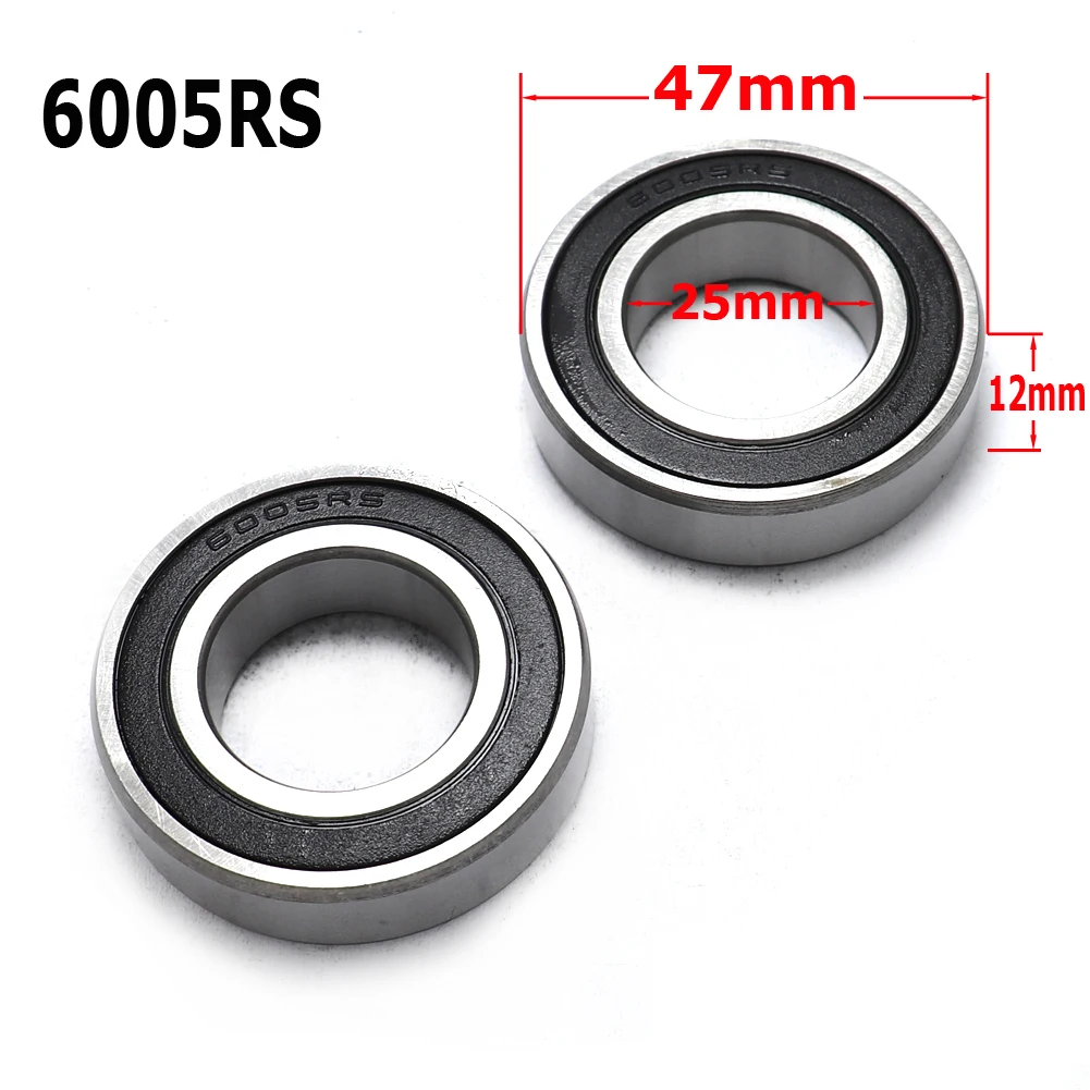 

2pcs Good Quality Seal Bearing 6005RS Miniature Flange Bearing Motorcycle Accessories Free Shipping