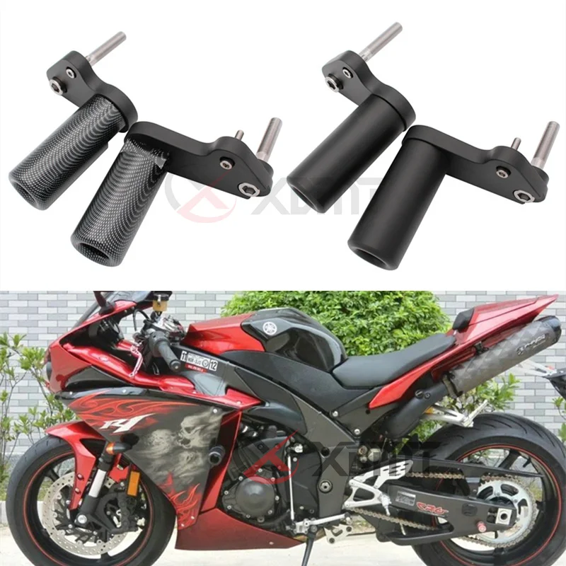 No Cut Motorcycle Frame Sliders Crash Falling Protection For Yamaha YZF R1 YZF1000 YZF-R1 2009 2010 2011 2012 2013 2014 2015