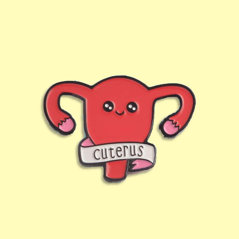 Cuterurs эмалированная булавка красный женский сексуальный значок брошь рюкзак