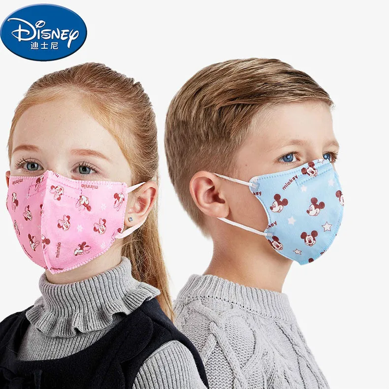 Детская маска для лица Disney моющиеся хлопковые Многоразовые Дышащие маски Микки и