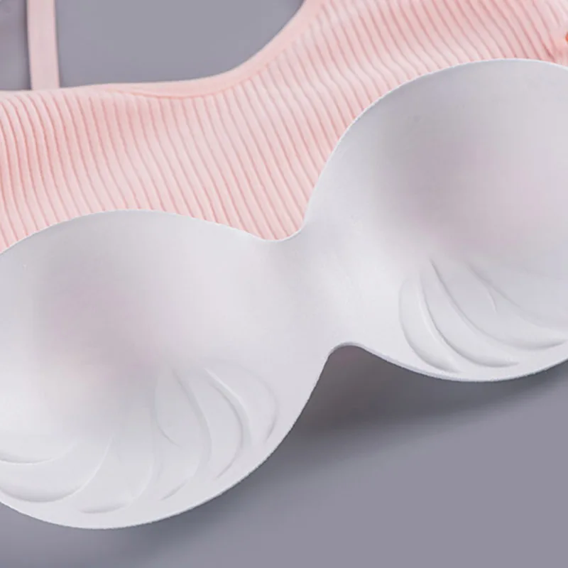 Хит продаж бесшовный спортивный бюстгальтер для женщин бега йоги пуш ап без