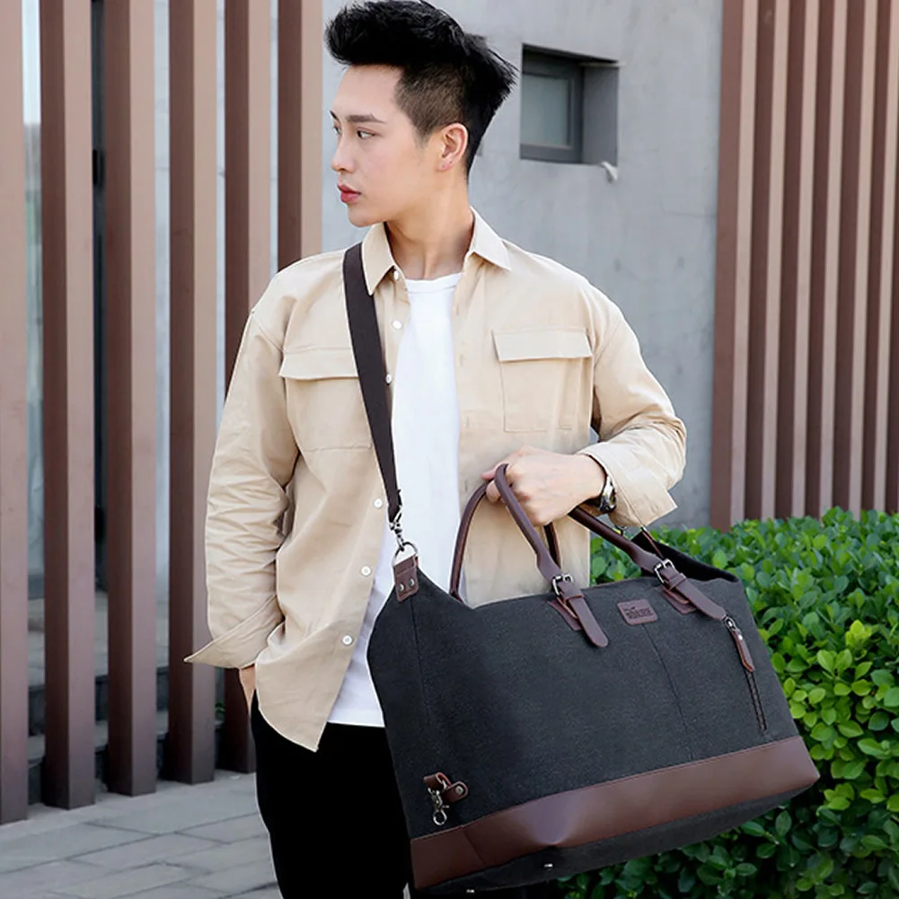 GNWXY Retro Canvas Large Capacity Travel Bag Crossbody Shoulder Bag Carry On Luggage Bags Weekend Tote Sports Bag Dropshipping