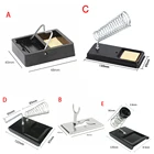 подставка для паяльника Подставка для паяльника, электрический наконечник для паяльника, держатель для электронного паяльника, инструменты для сварки паяльник подставка для пояльника держак сварочный подставка паяльник