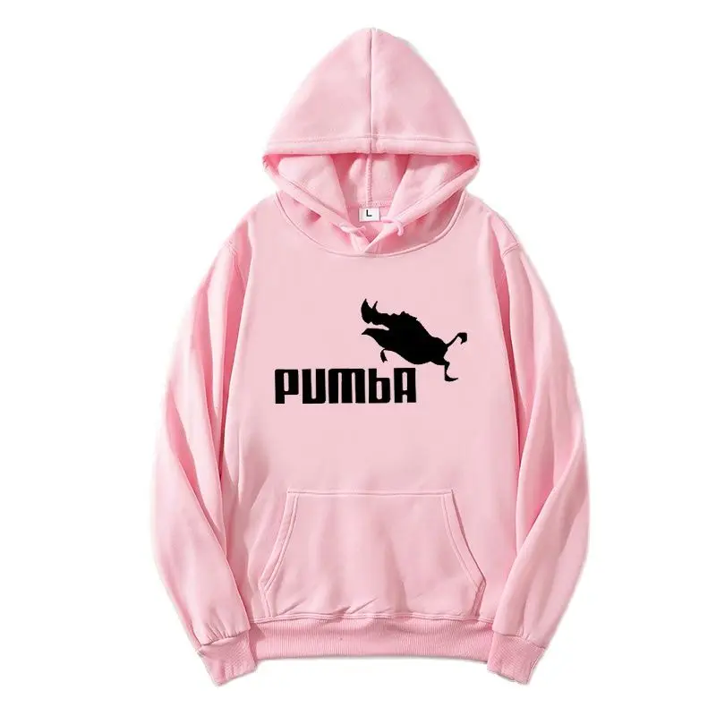

Hoodie Men Autumn/Winter New Men's And Women's Casual Hoodie Sweatshirt Pullover + Fierce Pig Print Fashionable Oversized Pocket