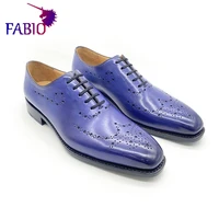 2021 the french cowhide italian leather outsole handmade business banquet men custom leather shoes
