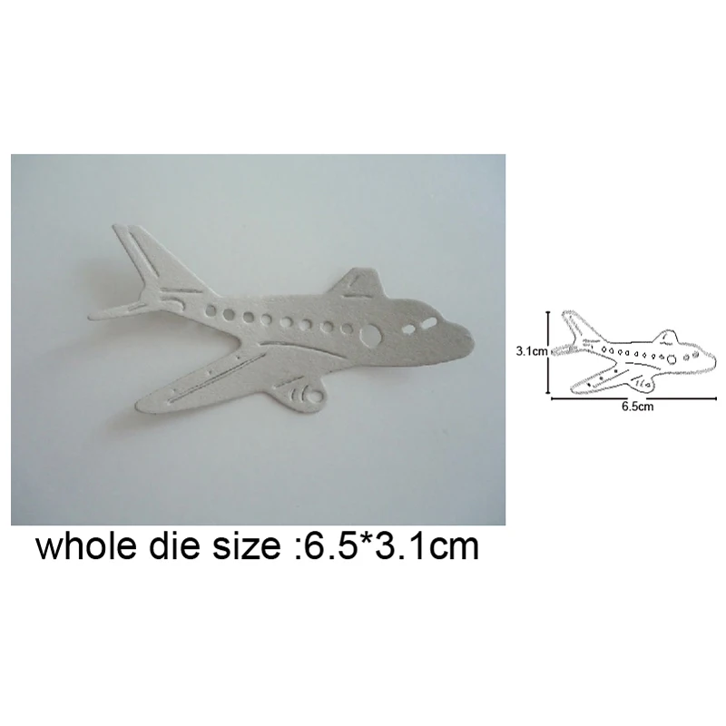 

Aircraft Airplan Metal Cutting Dies for DIY Scrapbooking dies Album Card Making Decorative Craft Embossing Die Cut Stencils dies