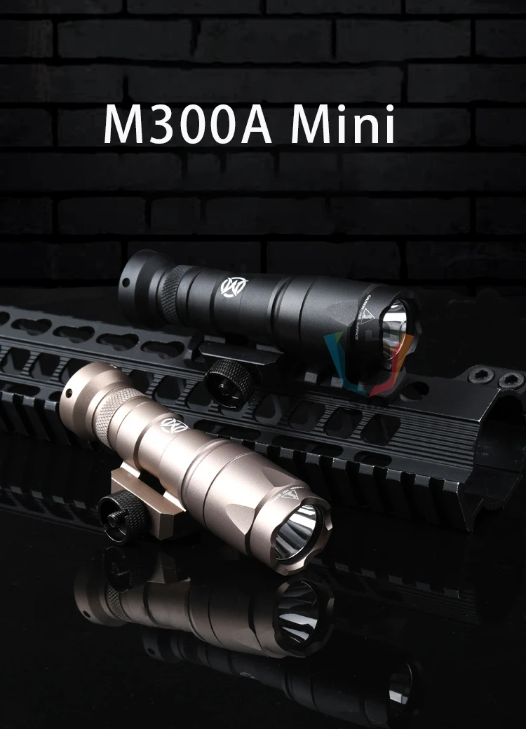 Тактическая вспышка для страйкбола тактическая мини Surefir M300 разведывательной