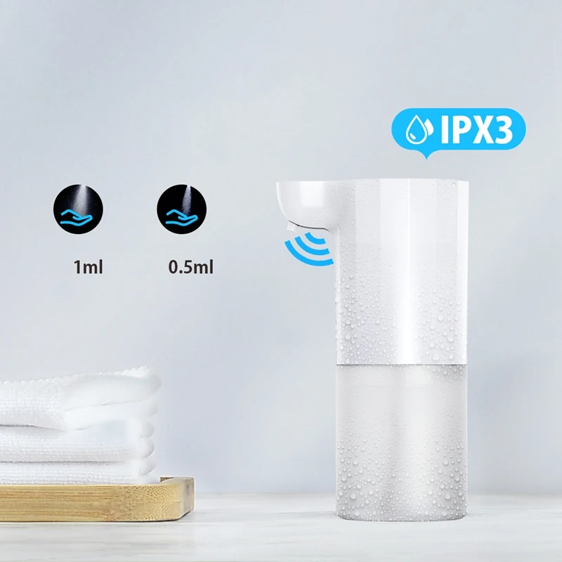 

Smart Sensor Touchless Automatic Liquid Sprayer Soap Dispenser Liquid Gel Spray for Bathroom Kitchen ,White