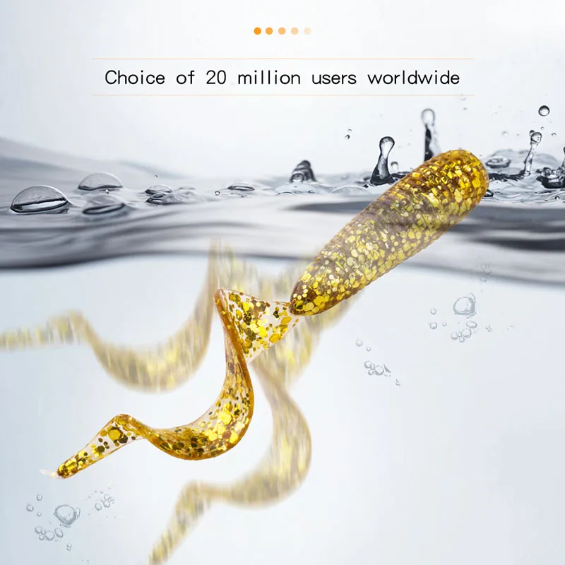 Приманка для рыбалки мягкая рыболовная приманка в виде червяка 45 мм 1 г | Спорт и