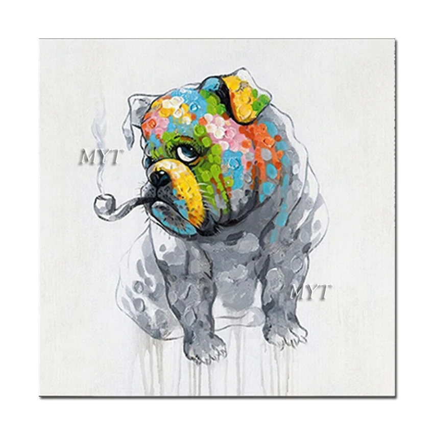 

Для домашних животных с рисунками животных из мультфильмов холст картина искусство ручной работы животных картина маслом малыш украшения ...