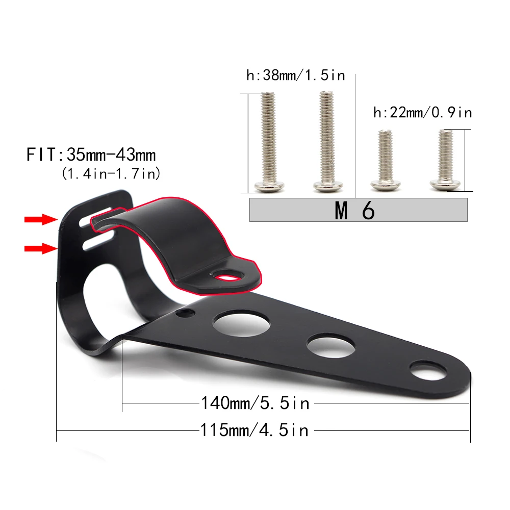 Универсальный кронштейн для мотоциклетной фары аксессуары мотоциклов suzuki samurai