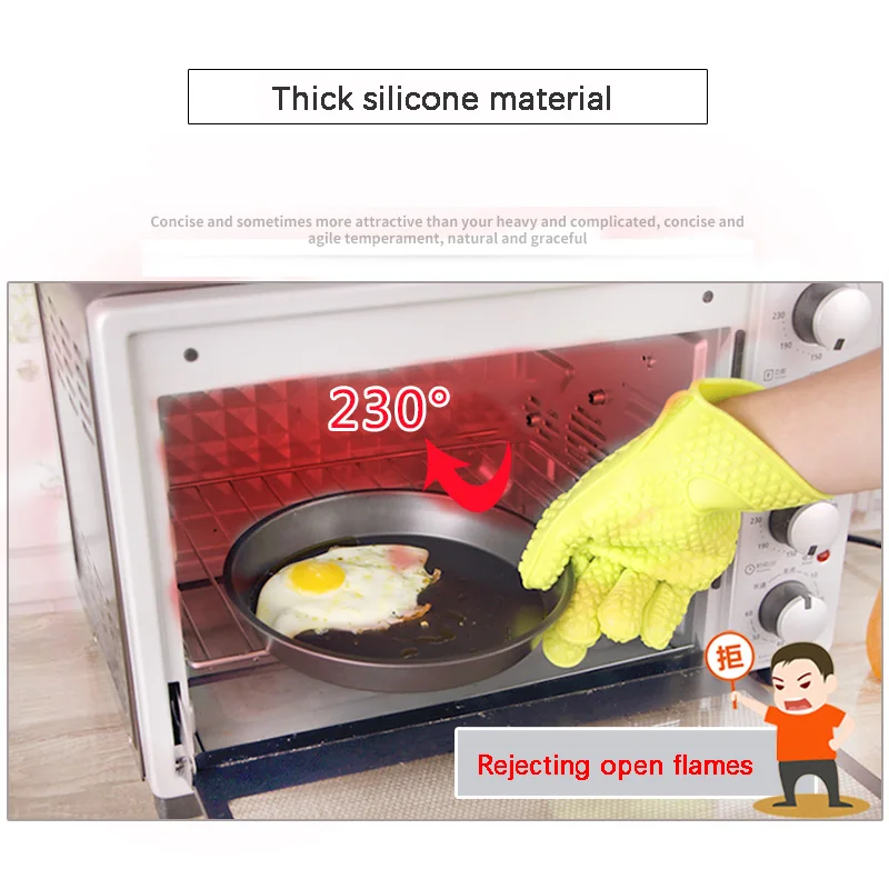 2 шт высокотемпературные кухонные утолщенные анти-обжигающие изоляционные