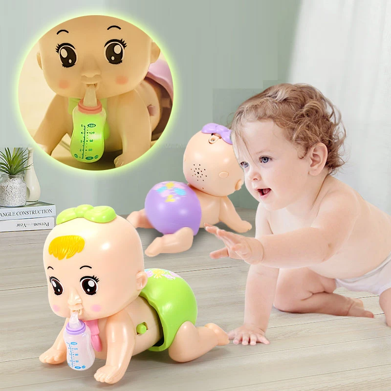 

Baby Crawl Toy for 0-2 Year Old Infants 6-12-18 Months Children Puzzle Electric Toddlers Learn To Climb Toys Kid Early Education