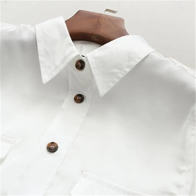 

Spring Women Long Sleeves Satin Blouse Vintage Femme Street Shirts Elegant Imitation Silk Blouse Women Tops Shirts White Blouse