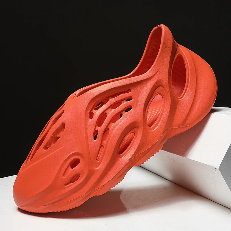 Летние мужские сандалии Пляжные шлепанцы Женская обувь унисекс Дышащие садовые