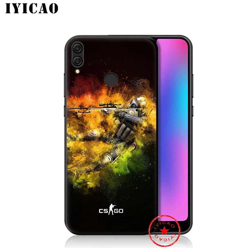 Мягкий чехол IYICAO Counter Strike CS Go для Huawei Honor 20 10 9X 9 8C 8X 8 7X 7C 7A 6A Nova 5i 4 3i 2 2i Lite Pro View Note |
