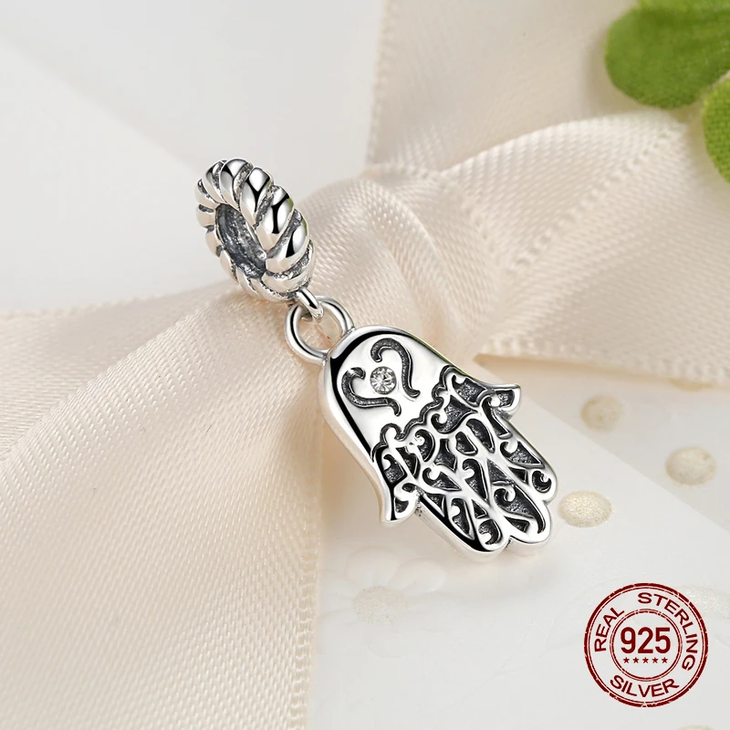 Винтажная ручная подвеска Lucky Hamsa оригинальный браслет Очаровательное ожерелье
