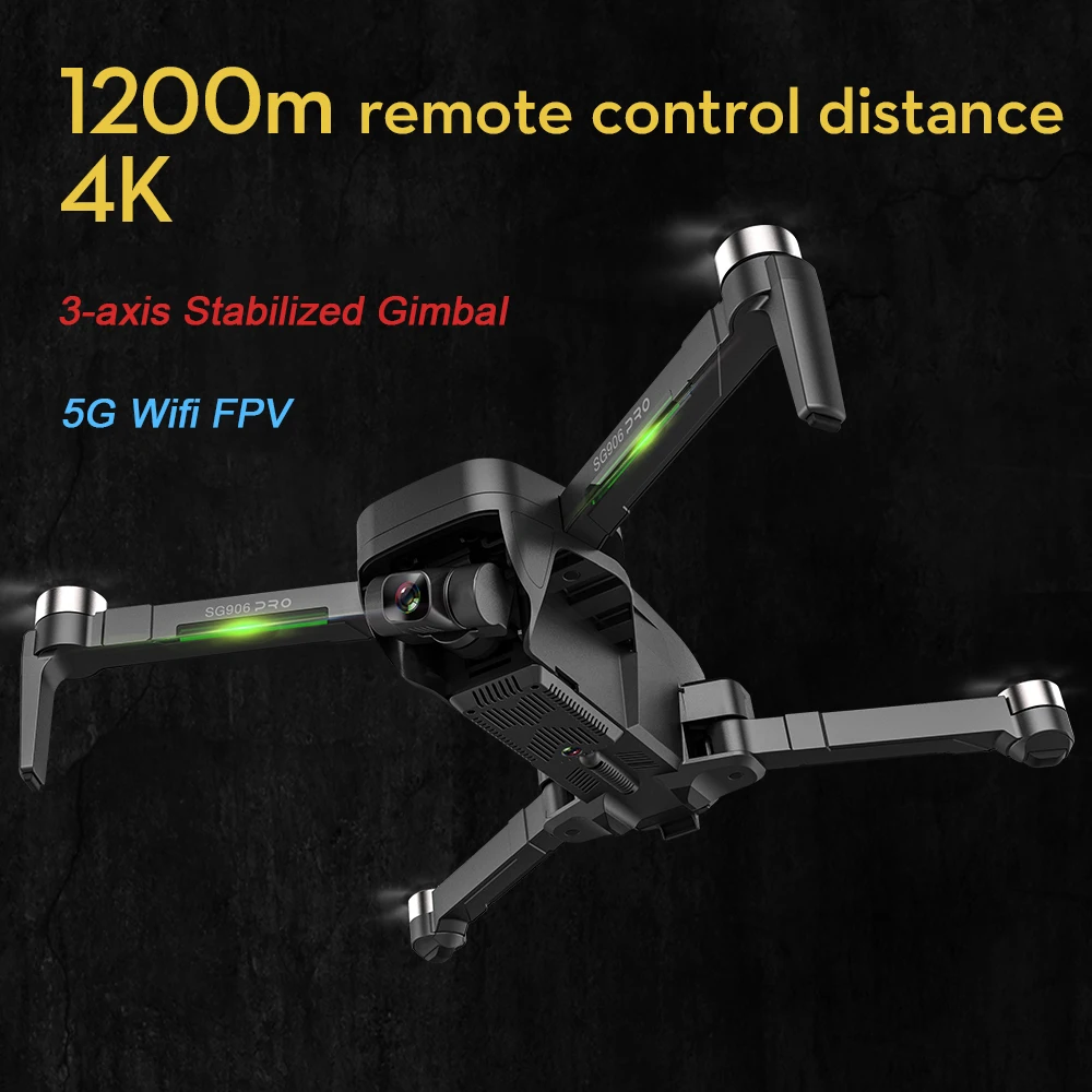 Квадрокоптер ZLL Beast SG906 PRO 2 GPS бесщеточный Дрон с осями стабилизацией Wi-Fi FPV камерой