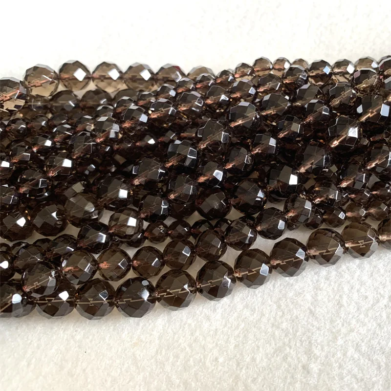 ААА высокое качество натуральный коричневый прозрачный чай кристалл Дымчатый