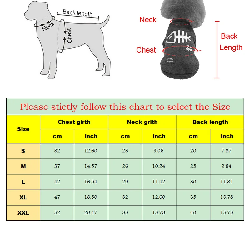 Толстовки с капюшоном для собак одежда принтом рыбьей кости Одежда маленьких
