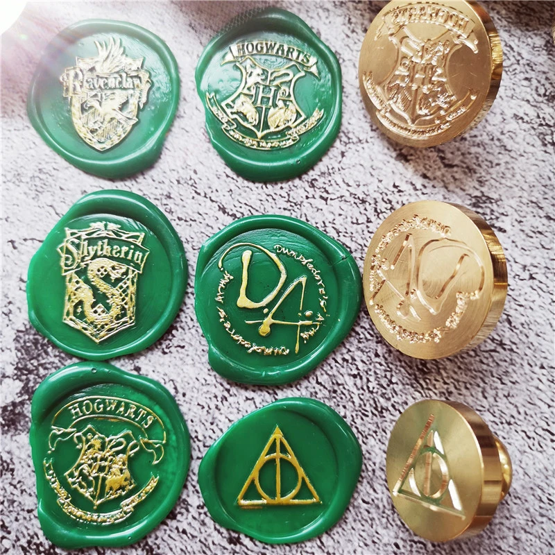WYSE 3 см Deathly Hallows уплотнительный штамп 943 Magic Owl Post Blessing Twilight Hogwart школьный значок