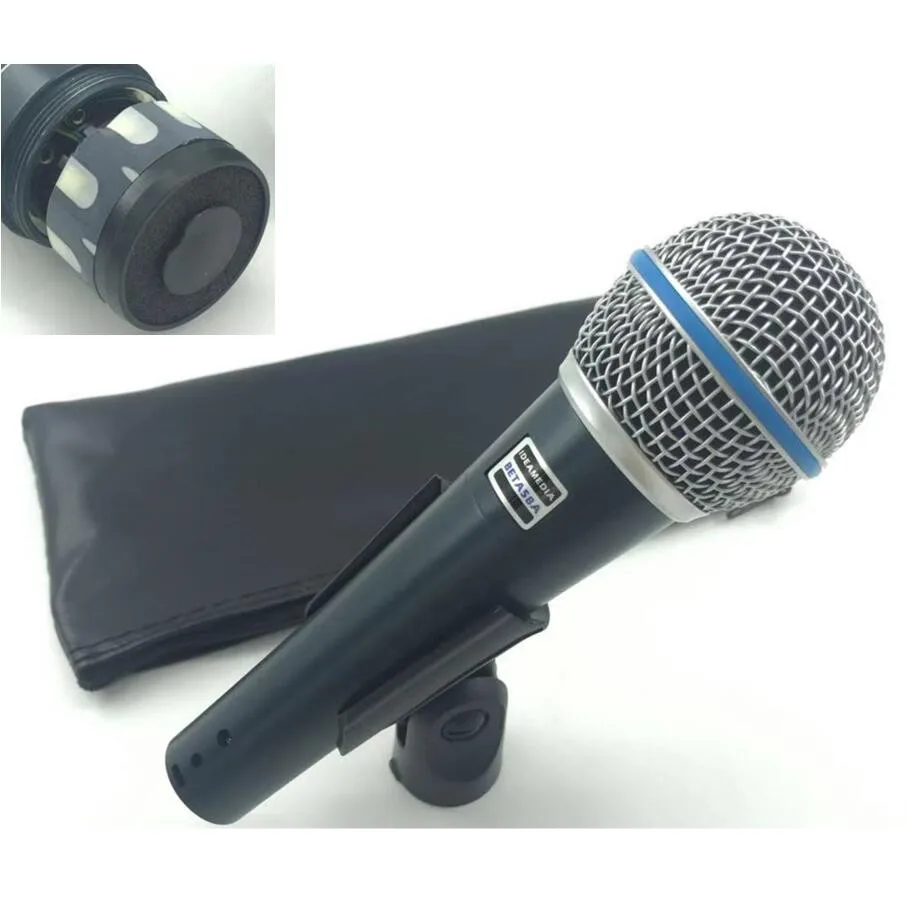 

Super Cardioid Microphone Dynamic Vocal Wired Microphone Professional Beta58A Beta 58A 58 A Mic For Karaoke Microfono Microfone