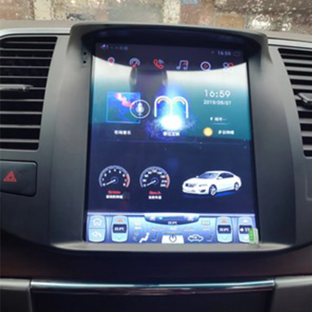 ZJCGO автомобильный мультимедийный плеер стерео GPS Радио Навигация Android экран для