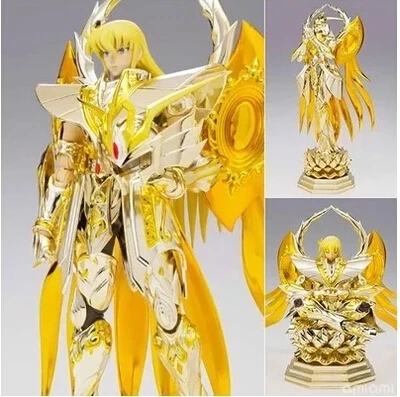 

New MC Saint Cloth Action Figure Virgo Shaka GOD CLOTH With Object Totem Saint Seiya Soul Of Gold Model Figures
