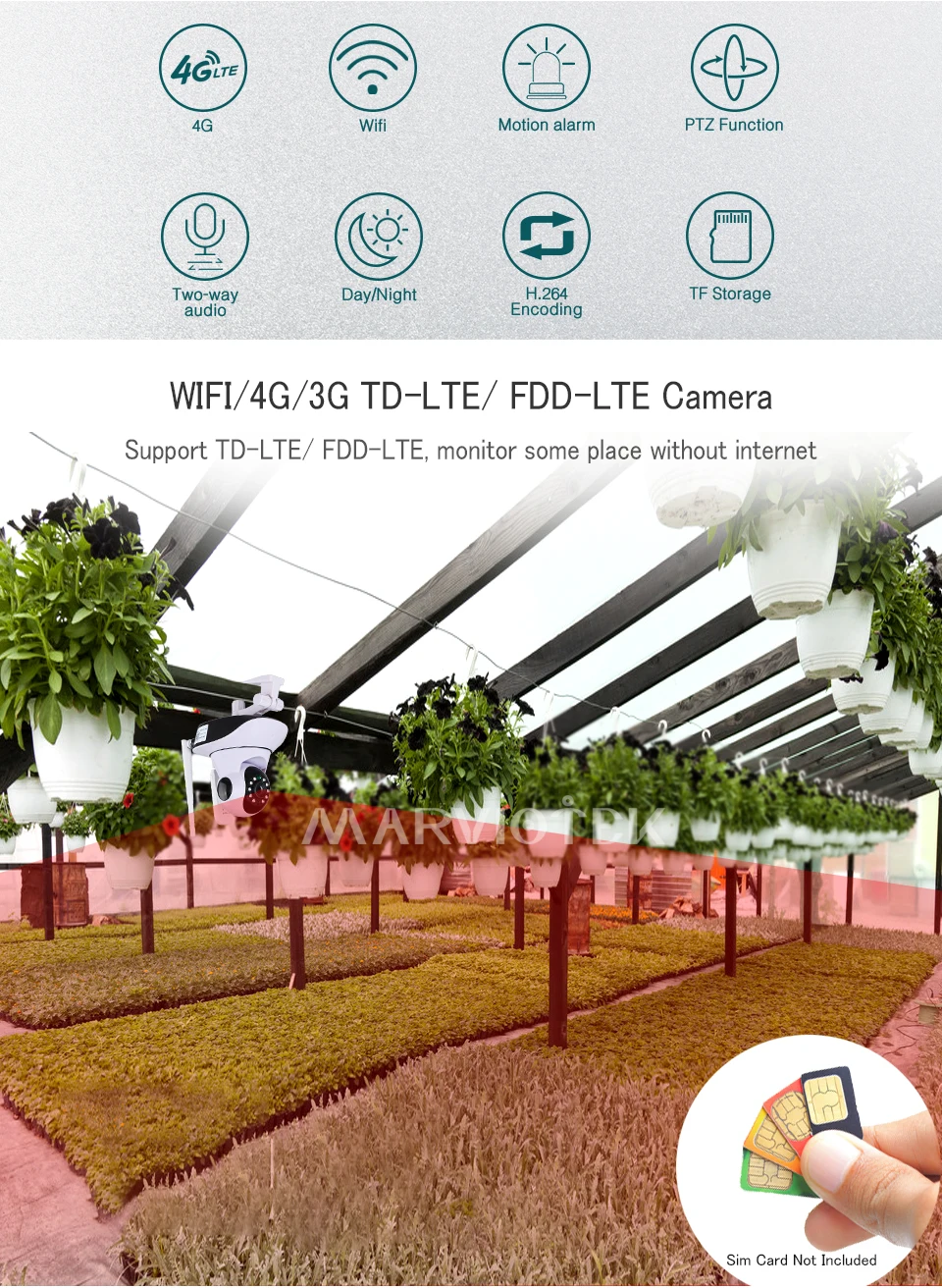 720P Беспроводная ip-камера wif камера wifi видеонаблюдение 360 градусов наклон 4G cctv камера 3G со слотом для sim-карты ipcam IR