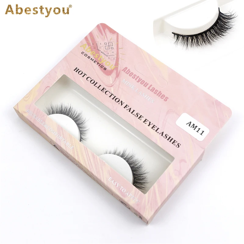 

Abestyou 4-11mm Fluffy Lashes 5D Mink Lashes Short Thick Natural False Eyelashes Wholesale Lashes Vendors Makeup Mink Eyelas