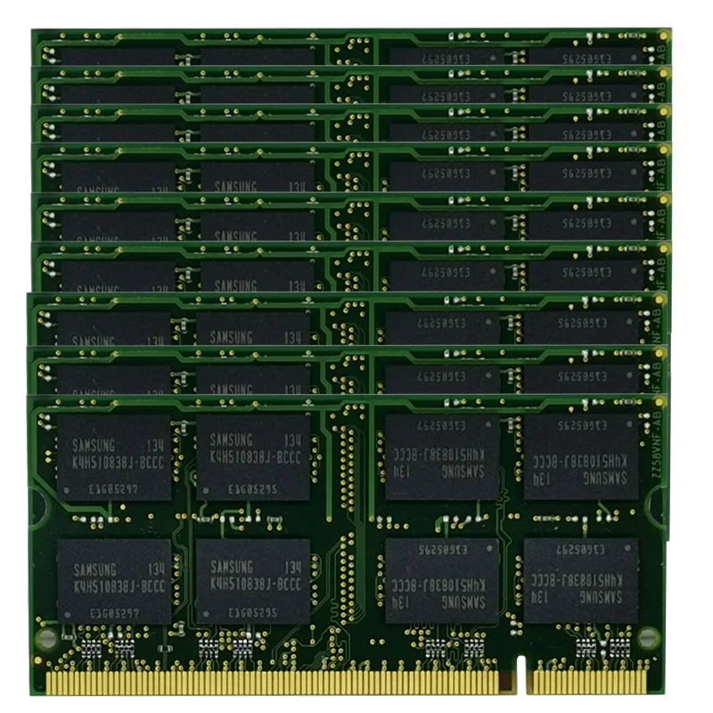 Для DDR 1 10 шт. Гб PC2700 333 МГц 200Pin DIMM Комплект оперативной памяти для