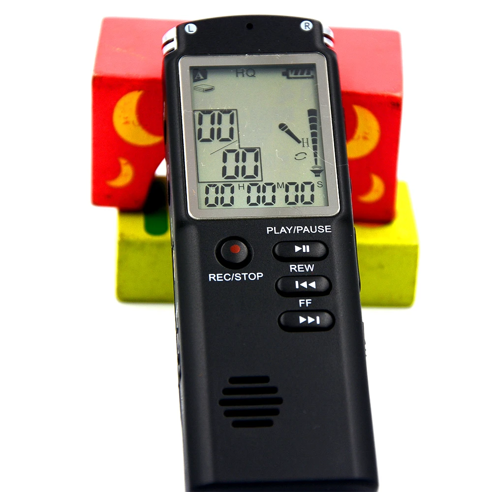 Перезаряжаемый диктофон USB Профессиональный цифровой Аудио Диктофон MP3 W/ VAR/VOR