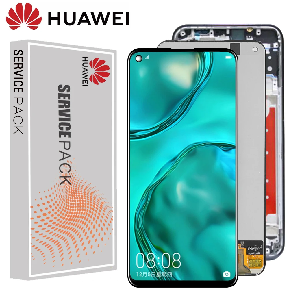 Дисплей 6 4 ''для Huawei P40 Lite сенсорный ЖК-экран с дигитайзером в сборе для Nova SE