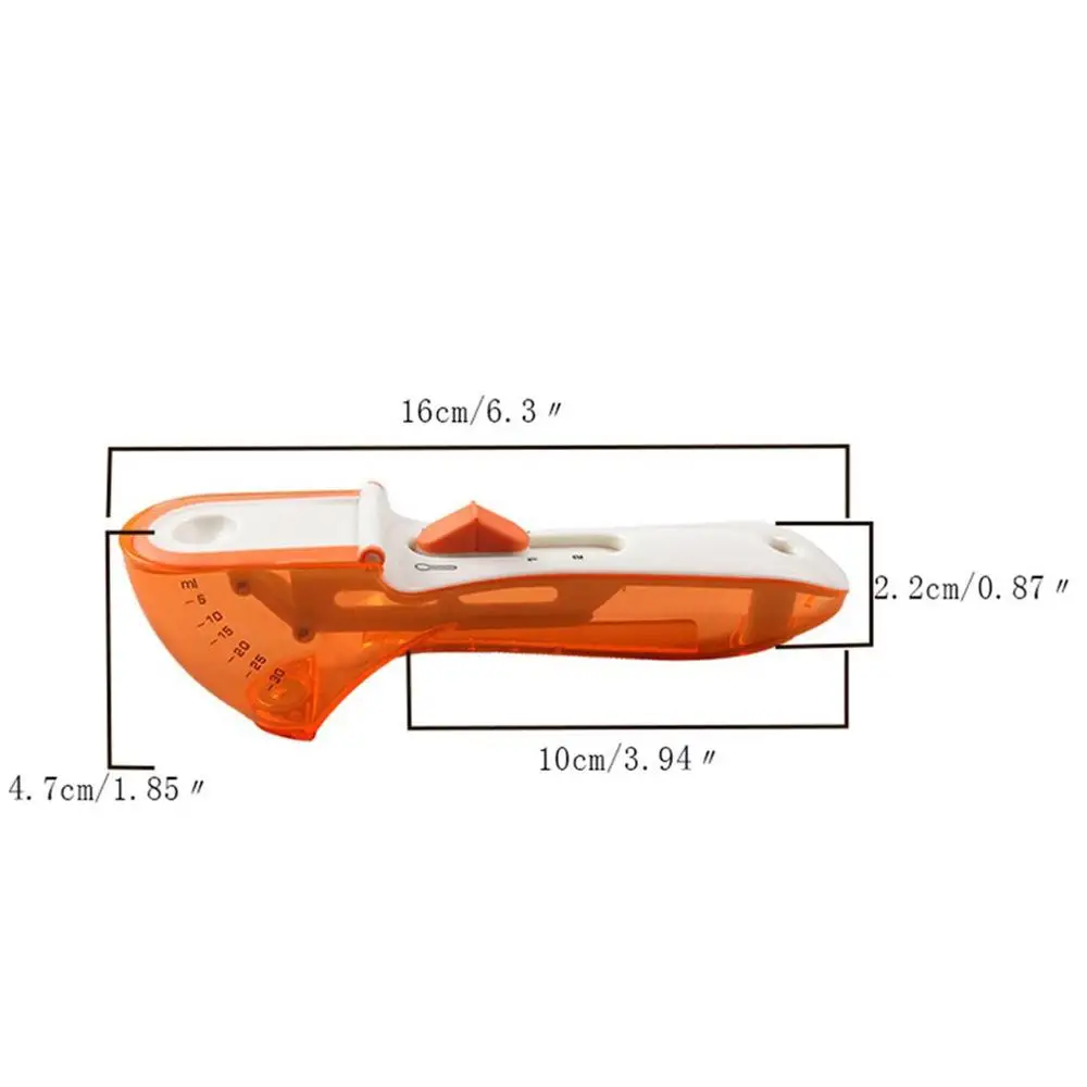 

Adjustable Measuring Spoon 5-30ml 30-180ml Cooking Baking Tools Kitchen Accessories Plastic Measuring Cup with Scale