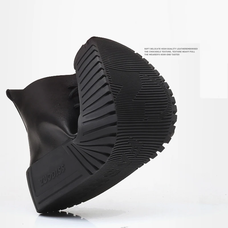 Водонепроницаемые кроссовки из натуральной кожи Мужская обувь качественные