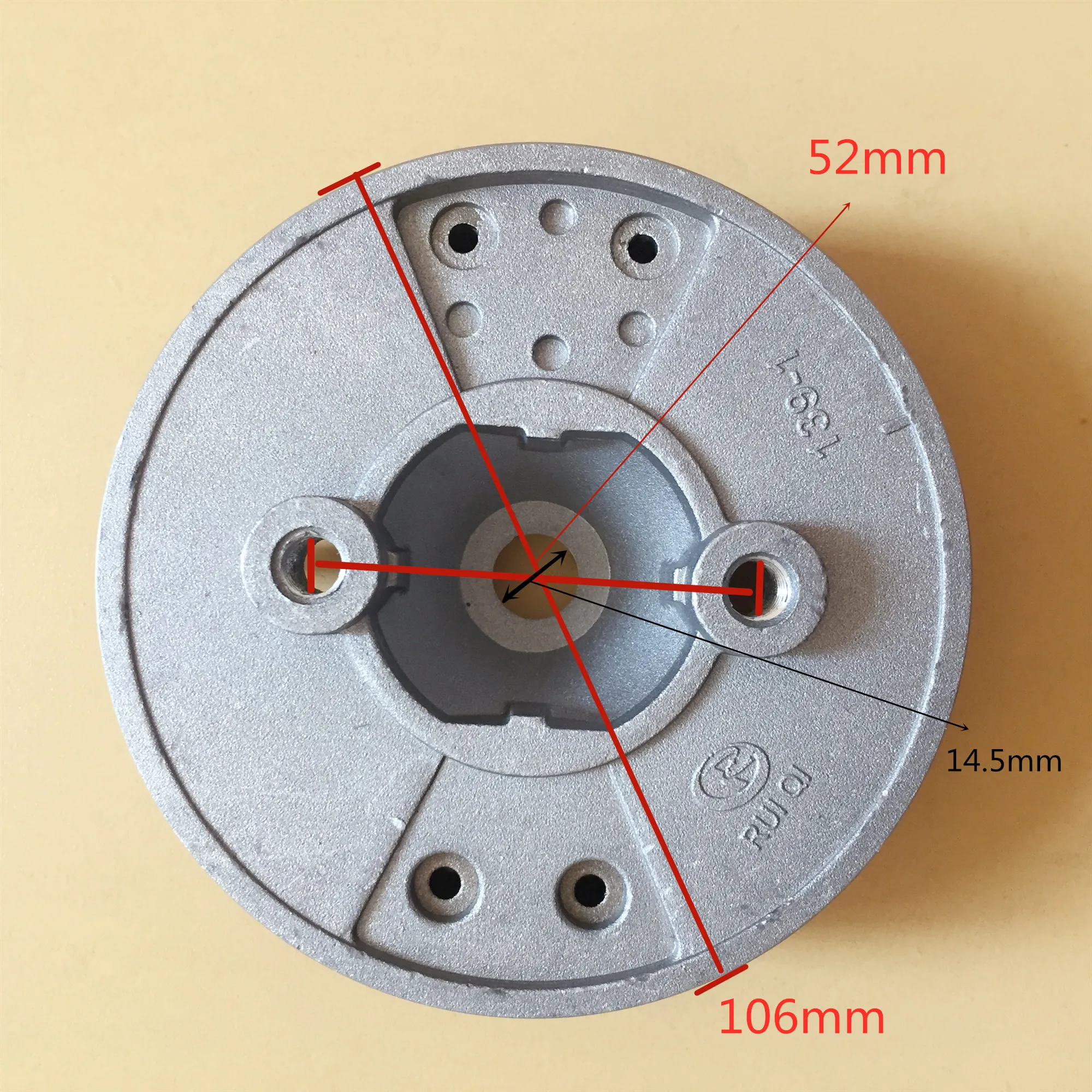 

139 grass trimmer parts flywheel 139F Magnetic flywheel for brush cutter 4 stroke gasoline engine