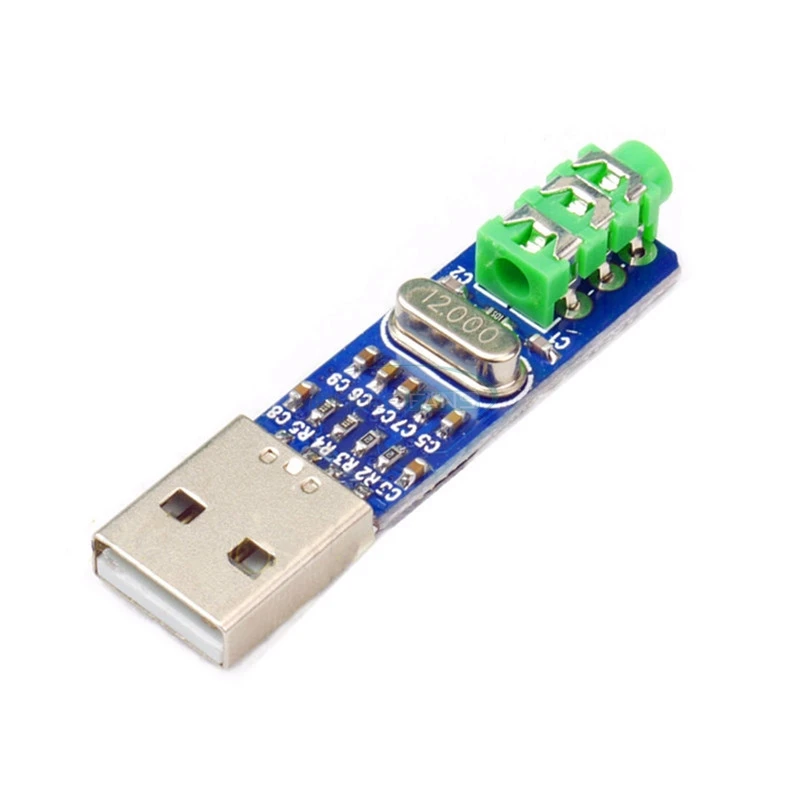 Мини-звуковая карта 5 в постоянного тока PCM2704 USB DAC HIFI звуковая питания декодер