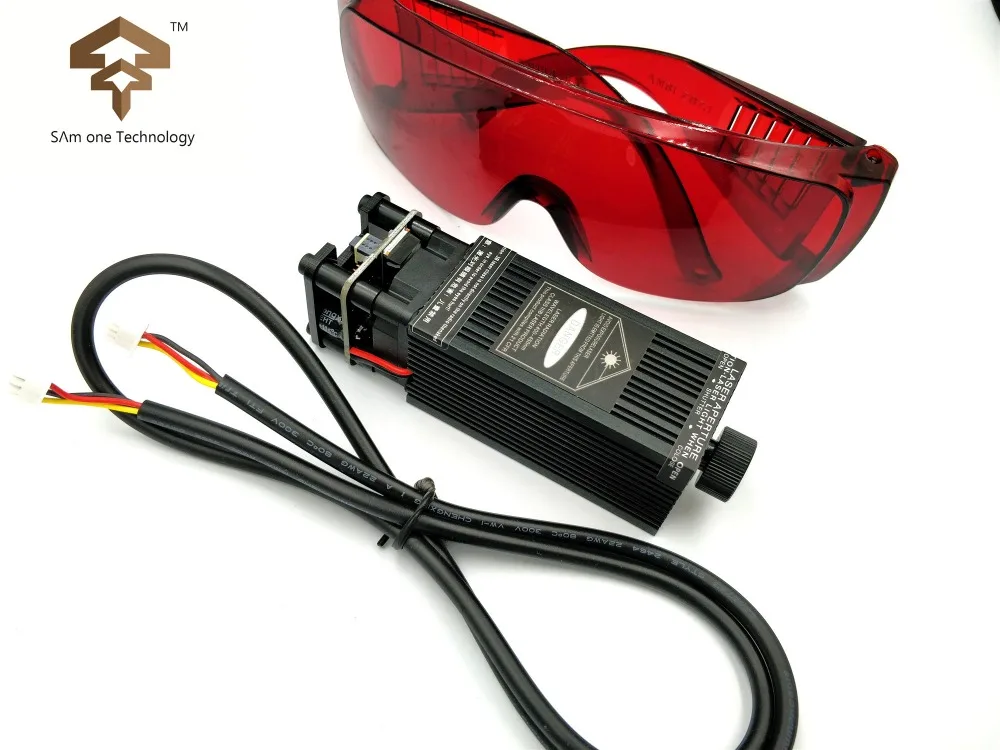 Бесплатная доставка High Powe TRUE 4w 4000mw 445nm 450nm Фокусируемый модуль blueLaser лазерный