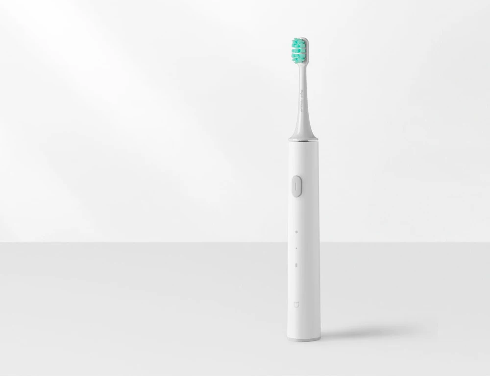 Оригинальная Xiaomi Mijia Sonic электрическая зубная щетка T300 высокочастотная вибрация Магнето 25 дней Срок службы батареи белый
