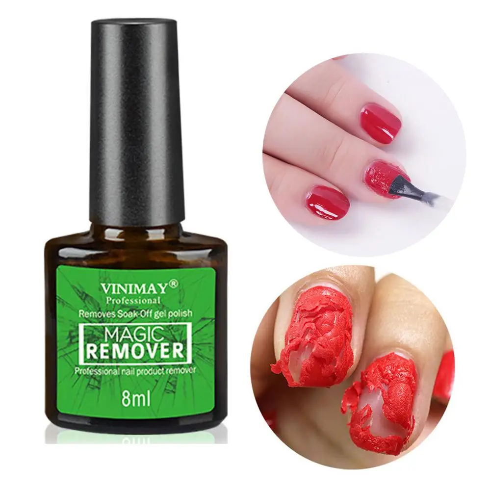 Волшебный лак для ногтей удаление клея лака легко быстро снимается клей не