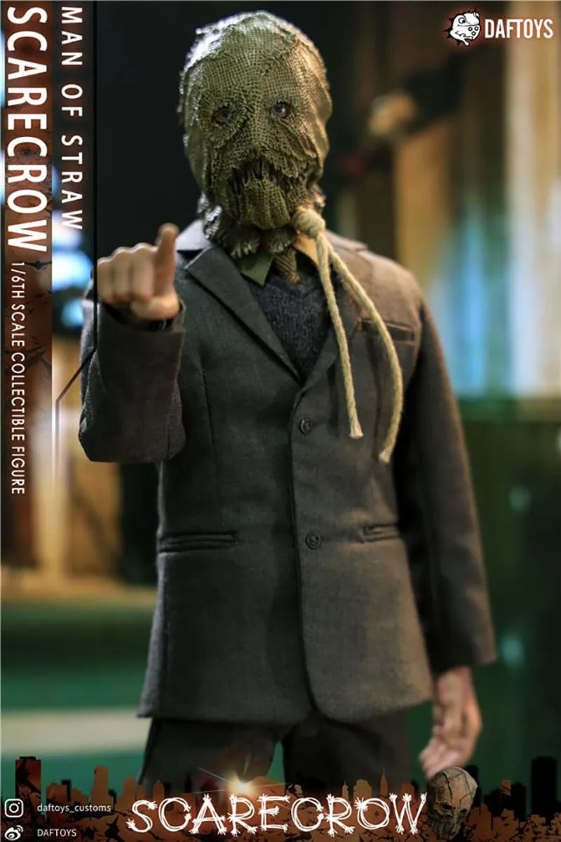 

1/6 Scarecrow Villain Movable Soldier Model DAFTOYS F03 For Fans Collection Gift