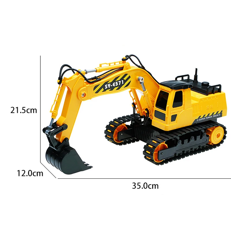 2,4G 1:26 RC гусеничный экскаватор RC грузовик Инженерная игрушка для мальчика беспроводной экскаватор на дистанционном управлении строительная машина пляжная игрушка