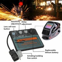 Solar Auto Darkening Welding Helmet Lens Eyes Protector Goggles Welding Screen Lens Shield Welding Work Mask Soldering Filter