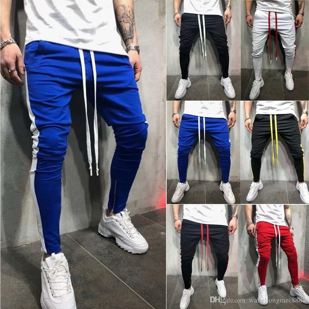 

Модные мужские тренировочные штаны Hirigin в стиле Харадзюку, облегающие брюки-карандаш, уличная одежда в стиле хип-хоп, мужские спортивные шта...
