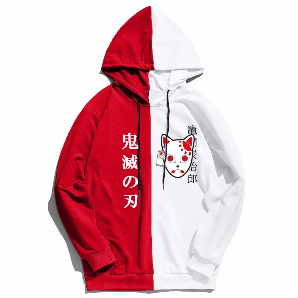 Печать Шаринган двойной Цвет кофта с капюшоном Толстовка Harajuku тонкие ClothingSummer