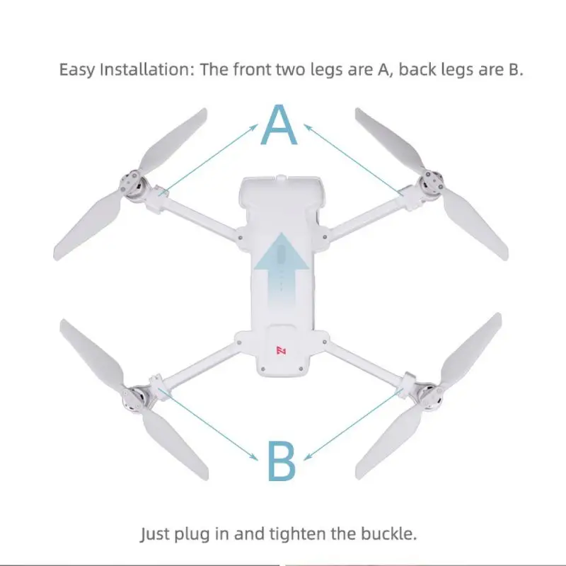 1 пара шасси усиленная посадка для ног Поддержка камеры Gimbal защита штатива