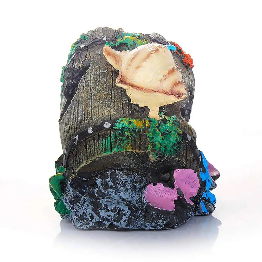 Аквариумный резервуар из смолы искусственная оболочка аквариумный для рыбы