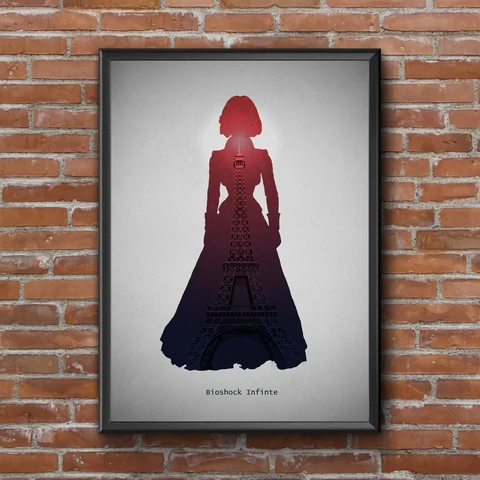Bioshock ролевая видеоигра Холст плакат для дома картины для украшения стен (без рамки)