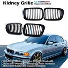 Решетка радиатора передний бампер гоночный гриль подходит для 3 серии BMW E46 седан Touring 4 двери 1998-2002 автомобильные аксессуары