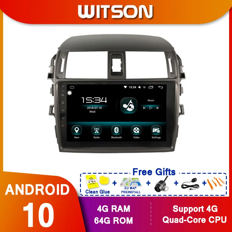 WITSON 10 2 &quotFULL HD сенсорный экран Android 0 Восьмиядерный Автомобильный GPS